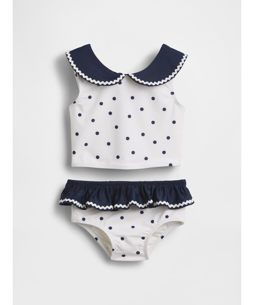 GAP(ギャップ)の「セーラースタイル 2ピース スイムウェア (幼児・ベビー)(水着・キッズ・オフホワイト・70cm/80cm/90cm/95cm/100cm/105cm/110cm)」の1枚目の写真