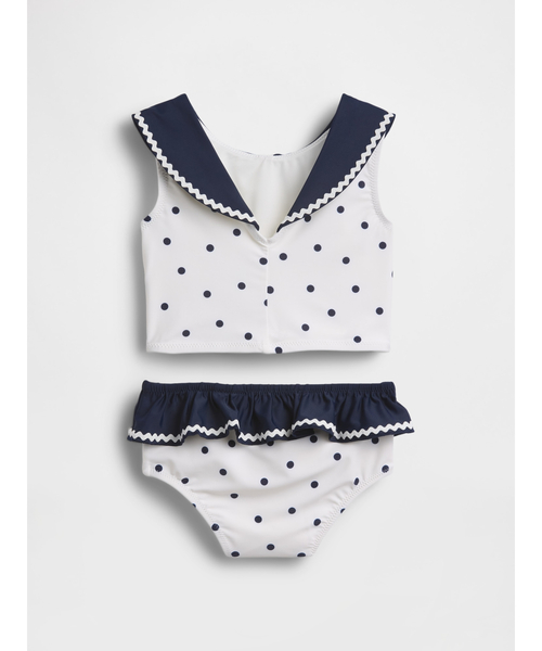 GAP(ギャップ)の「セーラースタイル 2ピース スイムウェア (幼児・ベビー)(水着・キッズ・オフホワイト・70cm/80cm/90cm/95cm/100cm/105cm/110cm)」の2枚目の写真