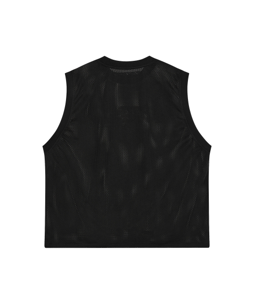 Rest&Recreation(レストアンドレクリエーション)の「ANIME LOGO MESH VEST - BLACK(Tシャツ/カットソー・メンズ・その他・ONE)」の2枚目の写真