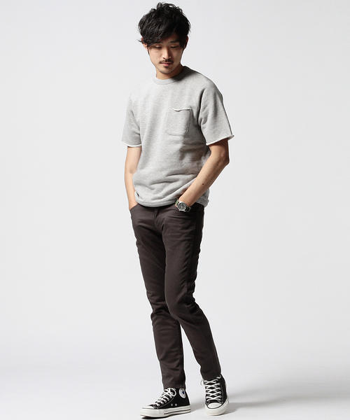 BEAMS（ビームス）の「BEAMS / サテン スリムパンツ（その他パンツ・メンズ・オフホワイト/ライトグレー/チャコールグレー・MEDIUM/LARGE/SMALL）」の21枚目の写真