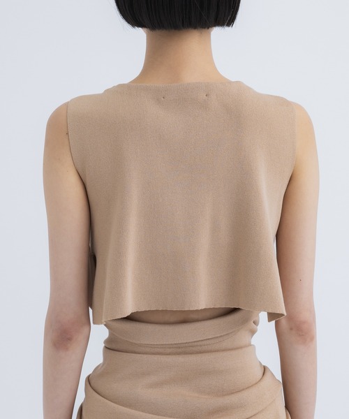 TAN（タン）の「[TAN/タン]TIED LAYERING TOPS（その他トップス・レディース・ベージュ/ブルー・FREE）」の10枚目の写真