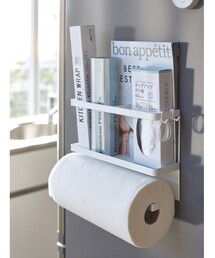 collex（コレックス）の「【tower】マグネット キッチンペーパー＆ラップホルダー 冷蔵庫収納 小物整理（キッチン収納）」