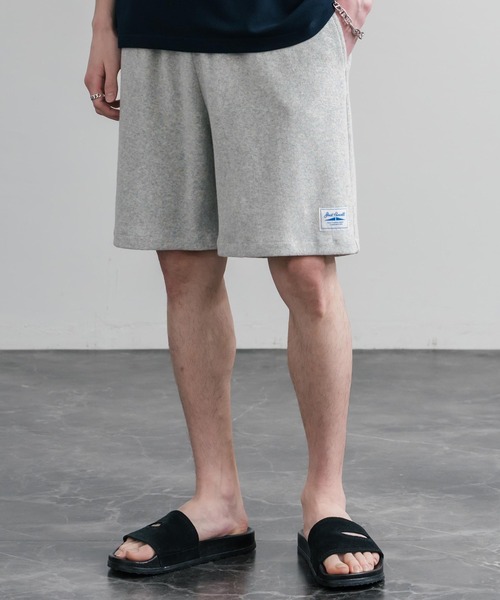 JACK PURCELL(ジャックパーセル)の「CONVERSE コンバース JACK PURCELL ジャックパーセル パイルハーフパンツ/イージーワイドショートパンツ(その他パンツ・メンズ・ブルー/ブラック/ネイビー/グリーン/オートミール/オレンジ・M/L)」の3枚目の写真