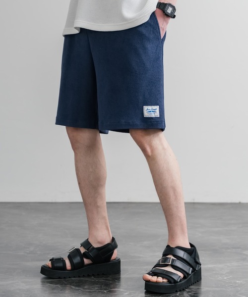 JACK PURCELL(ジャックパーセル)の「CONVERSE コンバース JACK PURCELL ジャックパーセル パイルハーフパンツ/イージーワイドショートパンツ(その他パンツ・メンズ・ブルー/ブラック/ネイビー/グリーン/オートミール/オレンジ・M/L)」の4枚目の写真