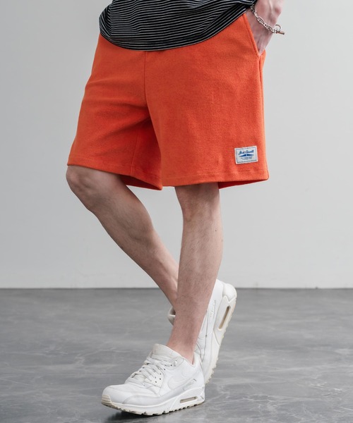 JACK PURCELL(ジャックパーセル)の「CONVERSE コンバース JACK PURCELL ジャックパーセル パイルハーフパンツ/イージーワイドショートパンツ(その他パンツ・メンズ・ブルー/ブラック/ネイビー/グリーン/オートミール/オレンジ・M/L)」の6枚目の写真