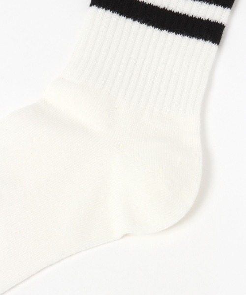 BAYFLOW（ベイフロー）の「[コーディネートのポイントに♪]ラインロゴソックス(KIDS)（ソックス/靴下・キッズ・ブラック/ブルー/レッド・L/M）」の8枚目の写真