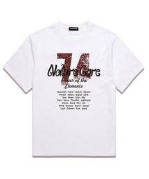 BARIGATE（バリゲート）の「74 NATURE CORE 半袖Tシャツ (BS039) ホワイト（Tシャツ/カットソー）」