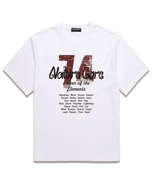 BARIGATE(バリゲート)の「74 NATURE CORE 半袖Tシャツ (BS039) ホワイト(Tシャツ/カットソー・メンズ・その他・XX-LARGE/X-LARGE/LARGE/MEDIUM/SMALL)」の3枚目の写真