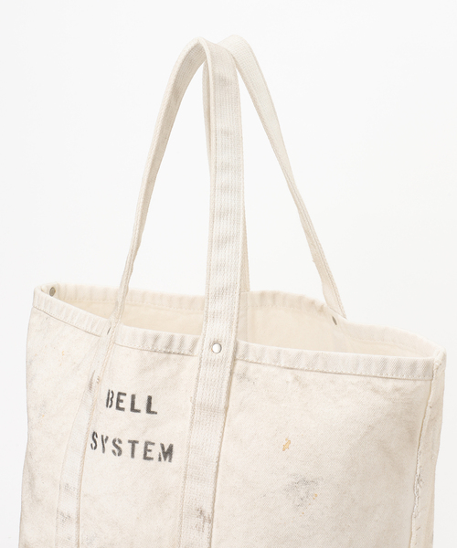 FRAMeWORK（フレームワーク）の「BELL SYSTEM キャンバスツールバッグSロング（トートバッグ・レディース・ホワイト系その他・FREE）」の6枚目の写真