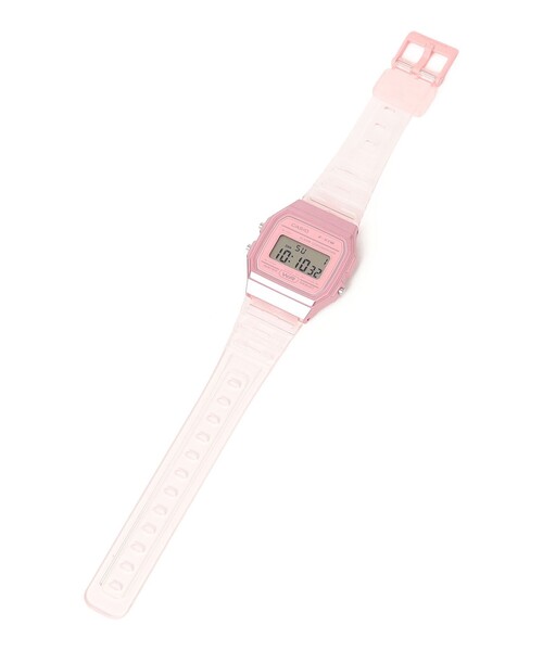 CASIO（カシオ）の「CASIO: F-91WS ウォッチ（デジタル腕時計・メンズ・ライトブルー/ホワイト/ピンク・ONE SIZE）」の4枚目の写真