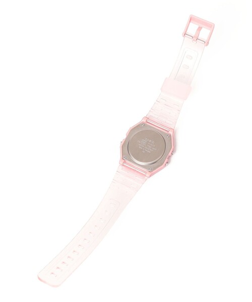 CASIO（カシオ）の「CASIO: F-91WS ウォッチ（デジタル腕時計・メンズ・ライトブルー/ホワイト/ピンク・ONE SIZE）」の5枚目の写真