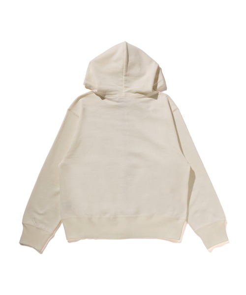 A BATHING APE(アベイシングエイプ)の「COLLEGE ZIP HOODIE(パーカー・レディース・ピンク/アイボリー・MEDIUM/SMALL)」の3枚目の写真