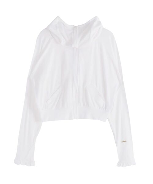RESEXXY(リゼクシー)の「【UVカット】ベーシックパーカー(Tシャツ/カットソー・レディース・ブラック/ピンク/ホワイト/ブルー・FREE)」の8枚目の写真