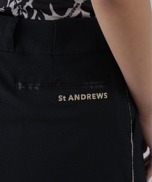 St ANDREWS(セントアンドリュース)の「【St ANDREWS】【ストレッチ】ドビーサッカースカート (WOMENS)(スカート・レディース・ブラック/ホワイト・M/SS/S)」の5枚目の写真