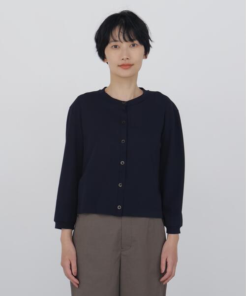 human woman(ヒューマンウーマン)の「◆【ウォッシャブル】フィンリーフライスカットソーカーディガン(カーディガン/ボレロ・レディース・ネイビー/レッド/ホワイト系その他・MEDIUM)」の16枚目の写真