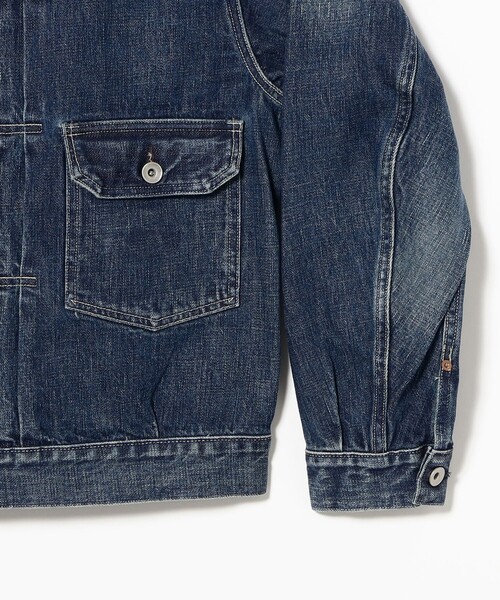 BEAMS F(ビームスエフ)の「【別注】*A VONTADE / TYPEⅠ デニム ジャケット(ブルゾン・メンズ・ロイヤルブルー・MEDIUM/LARGE/SMALL)」の9枚目の写真