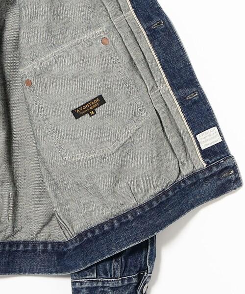 BEAMS F(ビームスエフ)の「【別注】*A VONTADE / TYPEⅠ デニム ジャケット(ブルゾン・メンズ・ロイヤルブルー・MEDIUM/LARGE/SMALL)」の10枚目の写真
