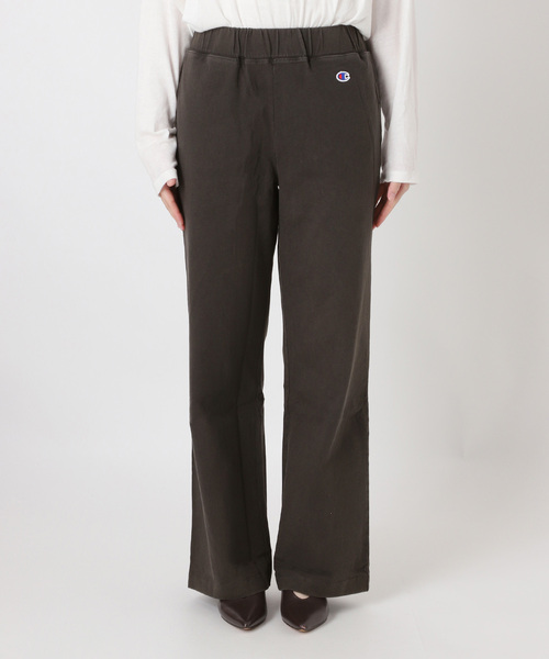 Champion(チャンピオン)の「《追加》別注【Champion/チャンピオン】16s/1 Jersey PT Bleach Wash:パンツ(スウェットパンツ・レディース・ブラック系その他/ライトグレー/ブラウン・FREE)」の5枚目の写真