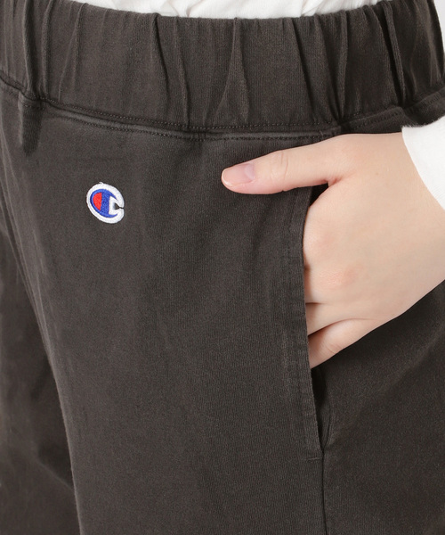 Champion(チャンピオン)の「《追加》別注【Champion/チャンピオン】16s/1 Jersey PT Bleach Wash:パンツ(スウェットパンツ・レディース・ブラック系その他/ライトグレー/ブラウン・FREE)」の11枚目の写真