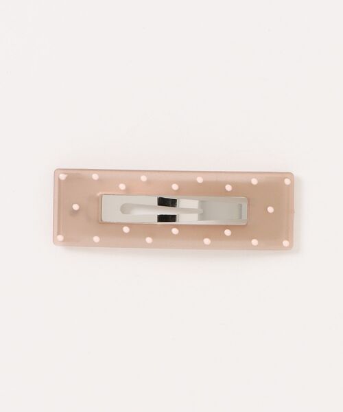bibmilk(ビブミルク)の「BIBMILK FROST DOTS SQUARE FLAME PIN 7.5cm(ヘアピン・キッズ・グレー/ブルー/クリア/イエロー/ピンク系1/ピンク/コーラルピンク・ONE SIZE)」の6枚目の写真