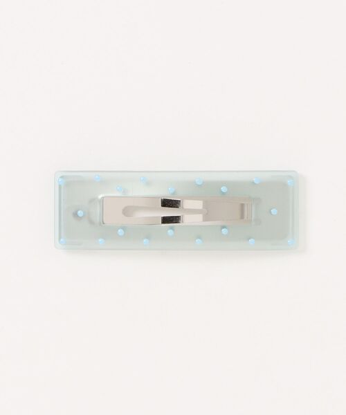 bibmilk(ビブミルク)の「BIBMILK FROST DOTS SQUARE FLAME PIN 7.5cm(ヘアピン・キッズ・グレー/ブルー/クリア/イエロー/ピンク系1/ピンク/コーラルピンク・ONE SIZE)」の3枚目の写真