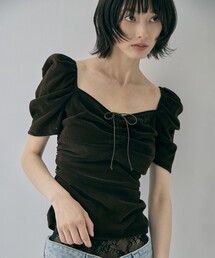 FETICO（フェティコ）の「【FETICO/フェティコ】《STUDIOUS別注》VELOUR TEE/ベロアT（Tシャツ/カットソー）」