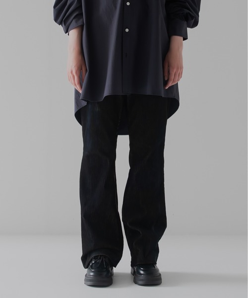 RYU(リュー)の「rust flare slacks(スラックス・レディース・ブラック系/グレー系・3/4)」の1枚目の写真