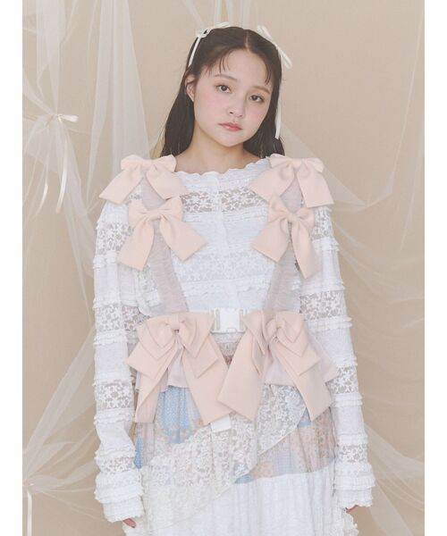 Tulle ribbon harness（ベルト）｜merry jenny（メリージェニー）の