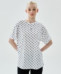 TSHIRT DOT DOUBLE LABEL / Tシャツ ドット ダブル ラベル