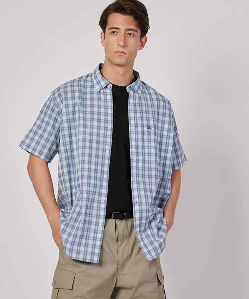 Eddie Bauer(エディーバウアー)の「ボイジャー フレックス シャツ(シャツ/ブラウス・メンズ・ライトグレー系/ブラウン系/ベージュ系/ブルー系/パープル系/ピンク系・S/M/L/XL/XXL)」の4枚目の写真