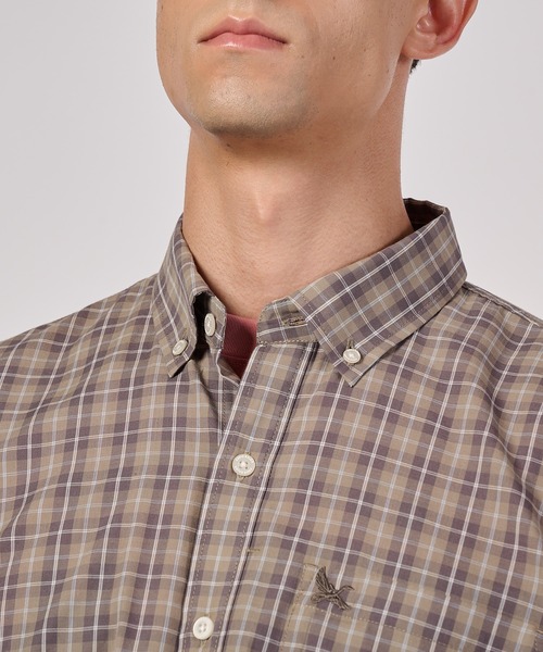 Eddie Bauer(エディーバウアー)の「ボイジャー フレックス シャツ(シャツ/ブラウス・メンズ・ライトグレー系/ブラウン系/ベージュ系/ブルー系/パープル系/ピンク系・S/M/L/XL/XXL)」の22枚目の写真