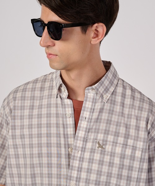 Eddie Bauer(エディーバウアー)の「ボイジャー フレックス シャツ(シャツ/ブラウス・メンズ・ライトグレー系/ブラウン系/ベージュ系/ブルー系/パープル系/ピンク系・S/M/L/XL/XXL)」の8枚目の写真
