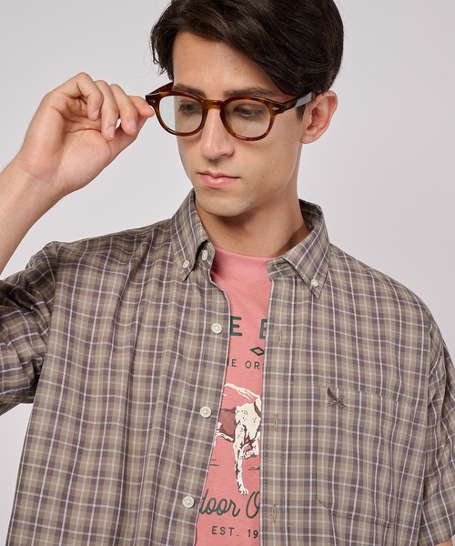 Eddie Bauer(エディーバウアー)の「ボイジャー フレックス シャツ(シャツ/ブラウス・メンズ・ライトグレー系/ブラウン系/ベージュ系/ブルー系/パープル系/ピンク系・S/M/L/XL/XXL)」の10枚目の写真