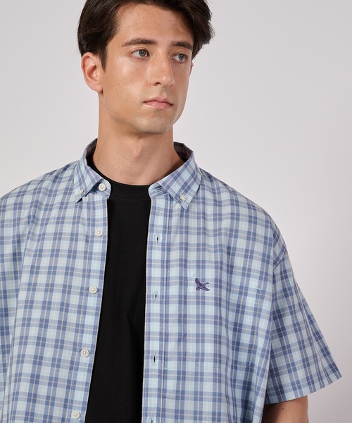 Eddie Bauer(エディーバウアー)の「ボイジャー フレックス シャツ(シャツ/ブラウス・メンズ・ライトグレー系/ブラウン系/ベージュ系/ブルー系/パープル系/ピンク系・S/M/L/XL/XXL)」の14枚目の写真