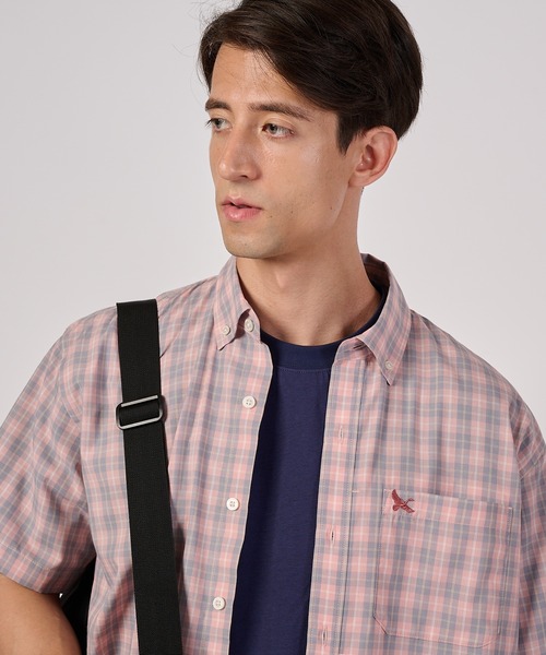 Eddie Bauer(エディーバウアー)の「ボイジャー フレックス シャツ(シャツ/ブラウス・メンズ・ライトグレー系/ブラウン系/ベージュ系/ブルー系/パープル系/ピンク系・S/M/L/XL/XXL)」の18枚目の写真