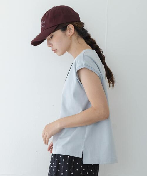 URBAN RESEARCH Sonny Label（アーバンリサーチサニーレーベル）の「エンブロイダリーメッセージキャップ（キャップ・レディース・ブルー/ブラウン/イエロー・ONE）」の5枚目の写真