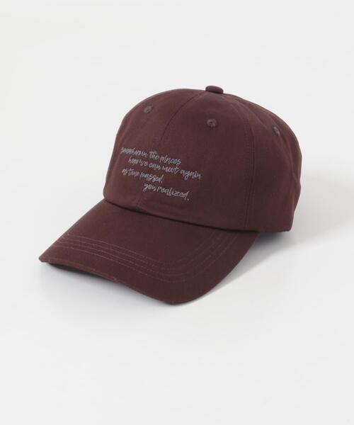 URBAN RESEARCH Sonny Label（アーバンリサーチサニーレーベル）の「エンブロイダリーメッセージキャップ（キャップ・レディース・ブルー/ブラウン/イエロー・ONE）」の7枚目の写真