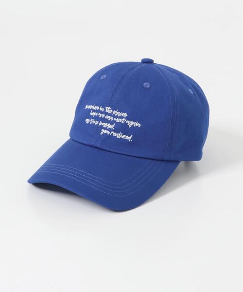 URBAN RESEARCH Sonny Label（アーバンリサーチサニーレーベル）の「エンブロイダリーメッセージキャップ（キャップ・レディース・ブルー/ブラウン/イエロー・ONE）」の14枚目の写真