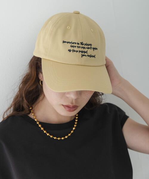 URBAN RESEARCH Sonny Label（アーバンリサーチサニーレーベル）の「エンブロイダリーメッセージキャップ（キャップ・レディース・ブルー/ブラウン/イエロー・ONE）」の18枚目の写真