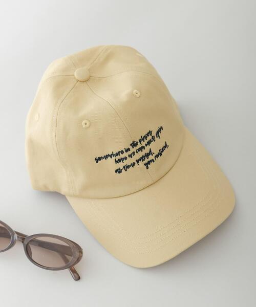 URBAN RESEARCH Sonny Label（アーバンリサーチサニーレーベル）の「エンブロイダリーメッセージキャップ（キャップ・レディース・ブルー/ブラウン/イエロー・ONE）」の22枚目の写真