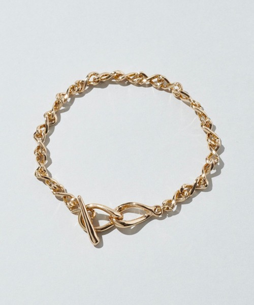 GOLDY(ゴールディ)の「【GOLDY】クロッシング チェーン マンテル ブレスレット 4260502(ブレスレット・レディース・マルチ/ゴールド/シルバー・FREE)」の11枚目の写真