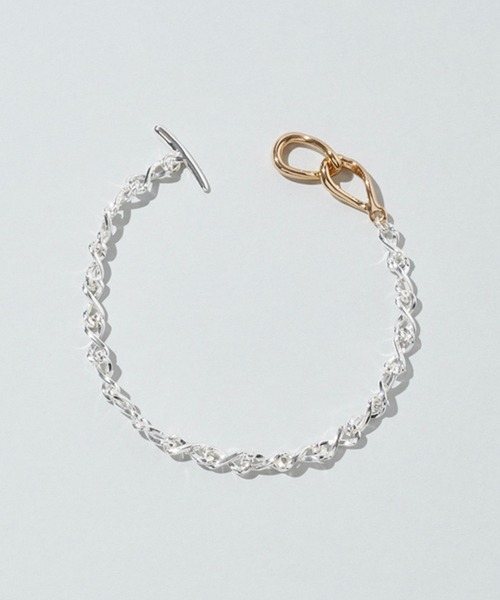 GOLDY(ゴールディ)の「【GOLDY】クロッシング チェーン マンテル ブレスレット 4260502(ブレスレット・レディース・マルチ/ゴールド/シルバー・FREE)」の13枚目の写真