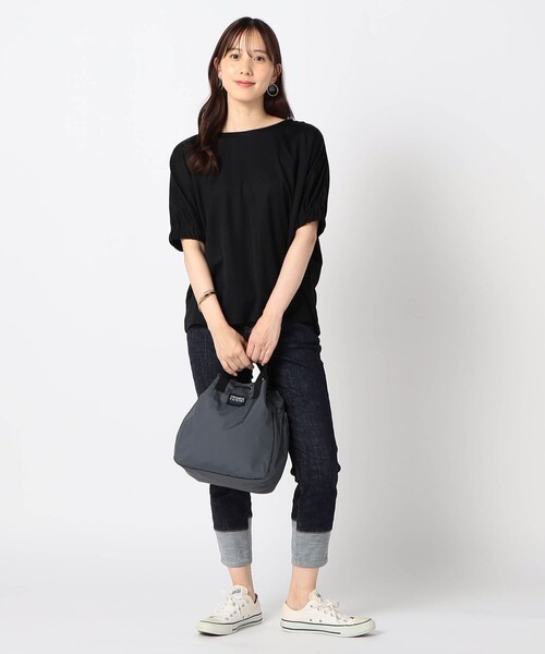 FREDRIK PACKERS（フレドリックパッカーズ）の「【FREDRIK PACKERS】210D BLOOM SHOULDER 別注モデル（ショルダーバッグ・レディース・チャコールグレー/ブラック/カーキ・FREE）」の14枚目の写真