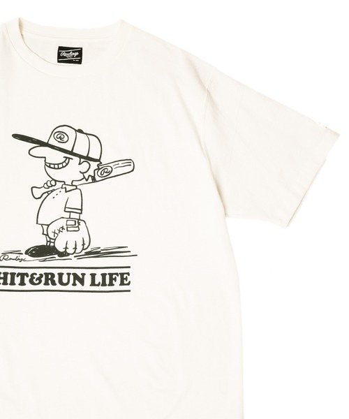 sunny branch（サニーブランチ）の「★Rawlings/ローリングス★BASEBALL BOY T / ベースボールTシャツ（Tシャツ/カットソー・メンズ・ブラック/ホワイト・LARGE/X-LARGE/MEDIUM）」の5枚目の写真