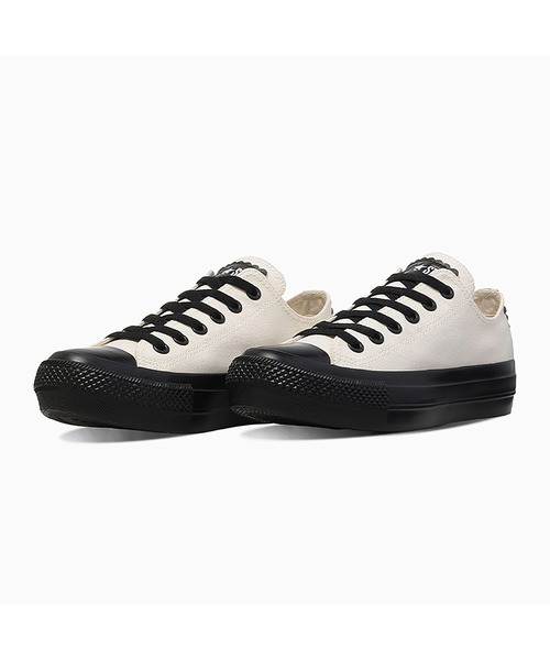 CONVERSE(コンバース)の「【CONVERSE/コンバース】オールスター PLTS フラワーカット OX/ALL STAR PLTS FLOWERCUT OX(スニーカー・レディース・ブラック×ホワイト/ホワイト×ブラック・4.5inch/5inch/5.5inch/6.5inch/4inch)」の3枚目の写真