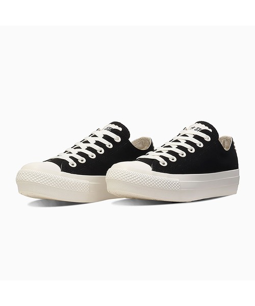 CONVERSE(コンバース)の「【CONVERSE/コンバース】オールスター PLTS フラワーカット OX/ALL STAR PLTS FLOWERCUT OX(スニーカー・レディース・ブラック×ホワイト/ホワイト×ブラック・4.5inch/5inch/5.5inch/6.5inch/4inch)」の4枚目の写真