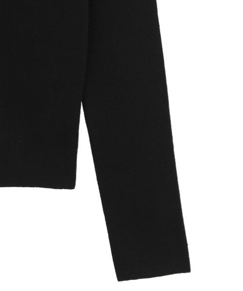 CLANE(クラネ)の「【CLANE】2WAY FRILL V NECK KNIT TOPS(ニット/セーター・レディース・ブラック/ベージュ/グレー・1)」の5枚目の写真