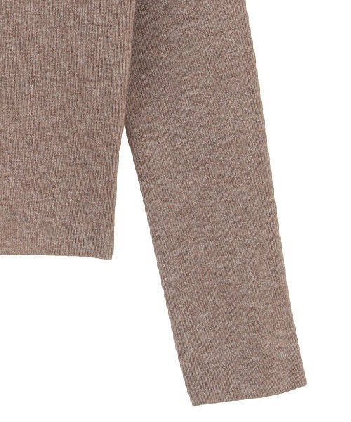 CLANE(クラネ)の「【CLANE】2WAY FRILL V NECK KNIT TOPS(ニット/セーター・レディース・ブラック/ベージュ/グレー・1)」の8枚目の写真