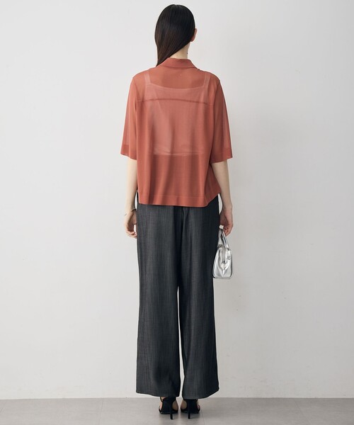 ICB(アイシービー)の「ライトリヨセルデニム ストレートパンツ(デニムパンツ・レディース・ブラック系/ダルブルー系・4/2)」の8枚目の写真