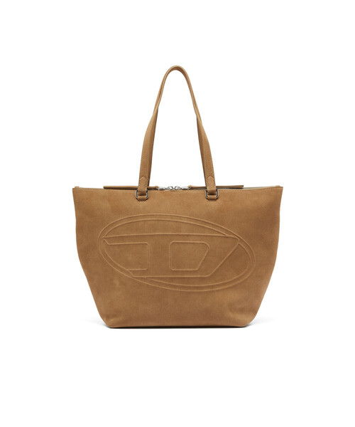 DIESEL(ディーゼル)の「ウィメンズ トートバッグ 1DR DOME TOTE E/W(トートバッグ・レディース・ベージュ・UNI)」の1枚目の写真